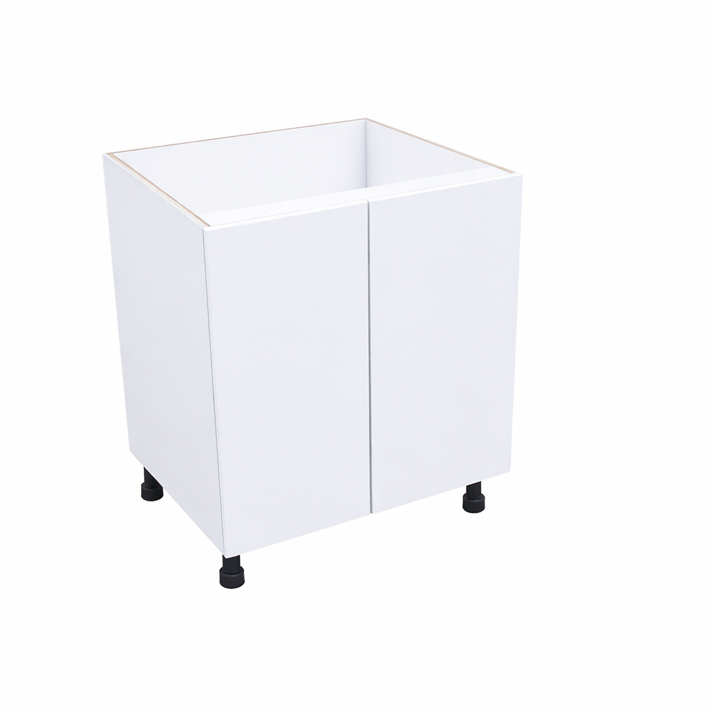 Base Cabinet Double White Melamine Doors