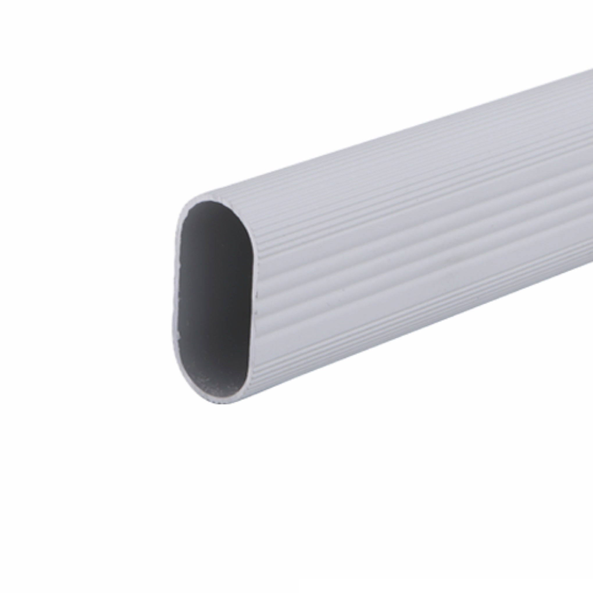 Oval Wardrobe Rail Hanging Rod 01