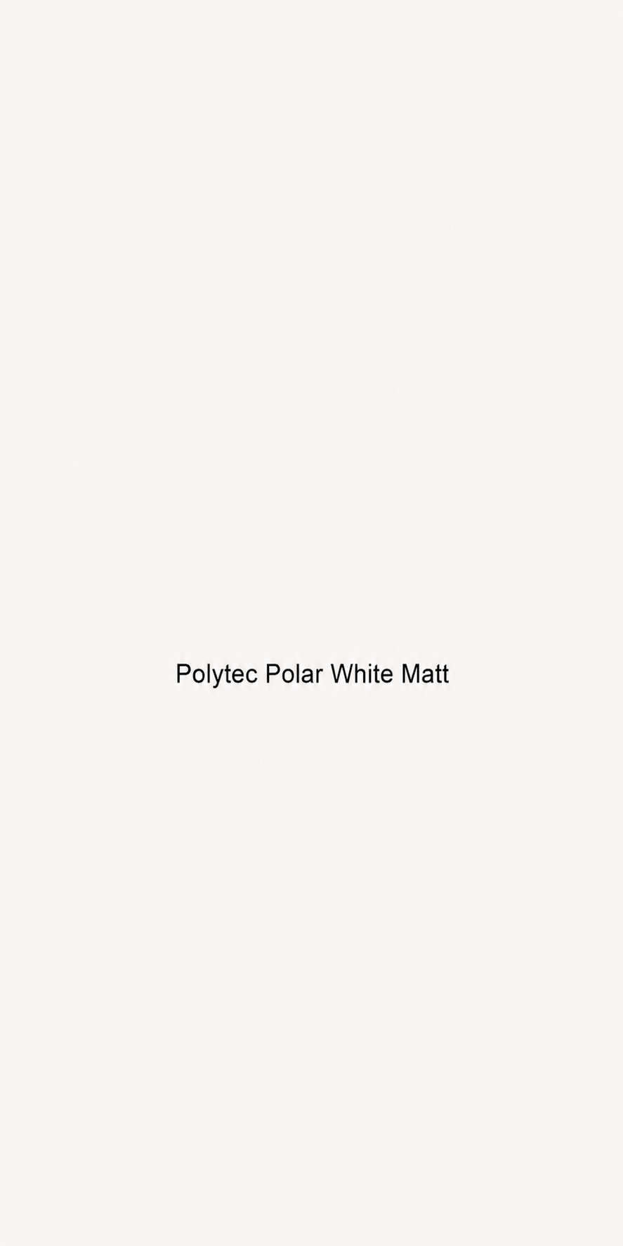 Polar White Matt Polytec