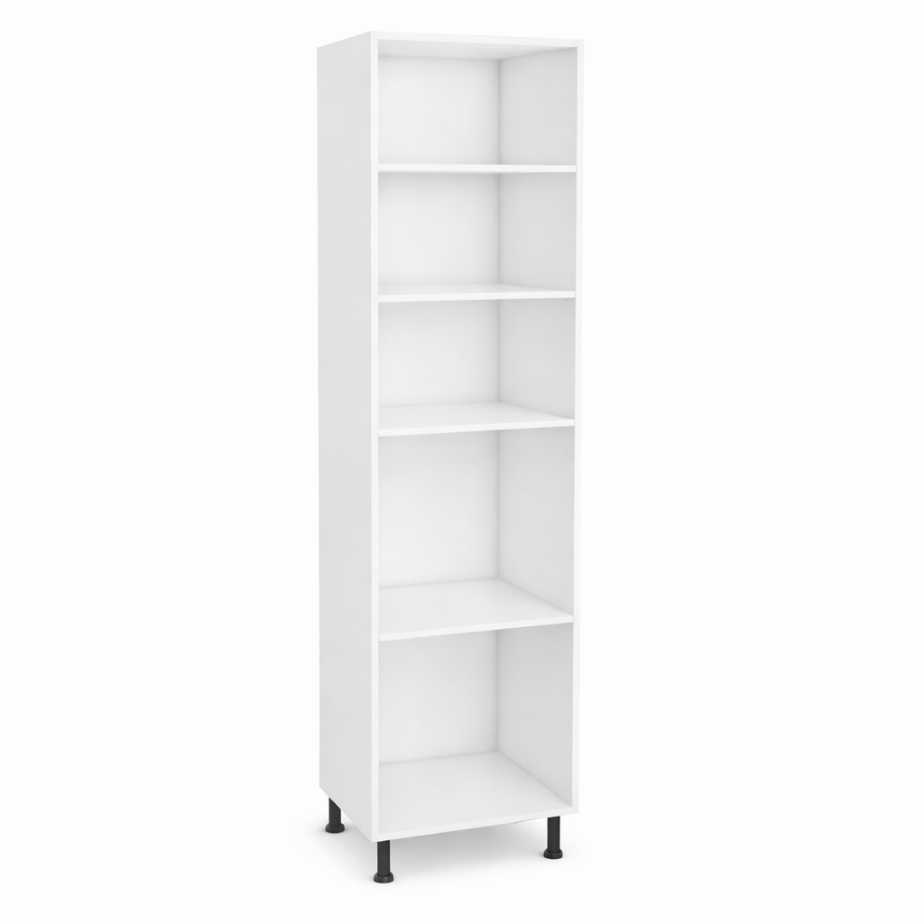 White Tall Cabinet With Oven & Microwave Space