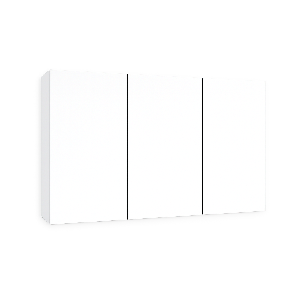 Wall Blind Cabinet With White Mekamine Doors & Fix Panel & Fix Panel