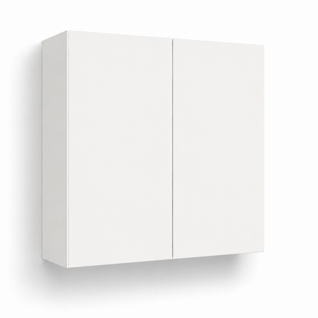 Wall Blind Cabinet With White Melamine Door & Fix Panel