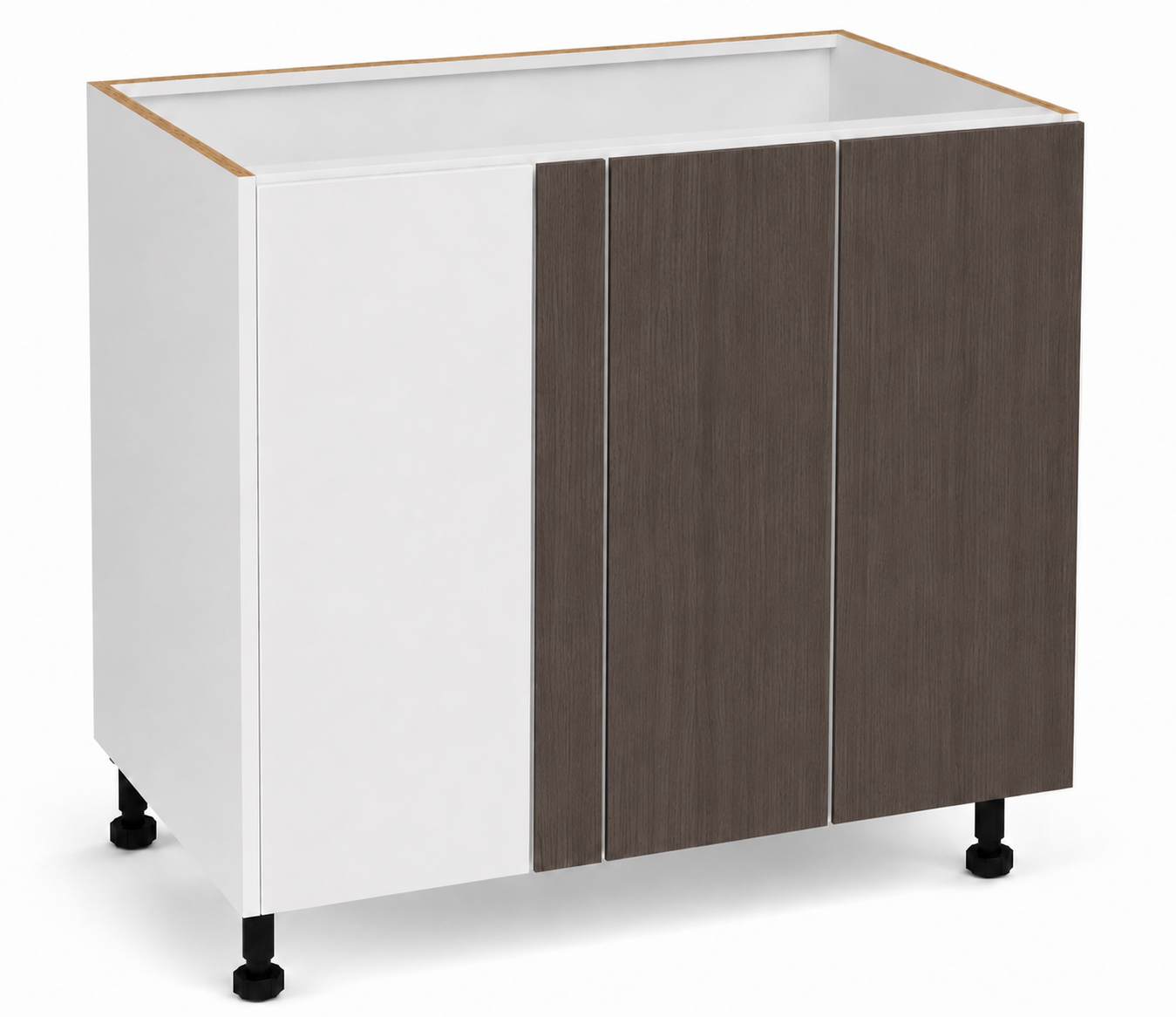 White Base blinded Cabinet Double ZD-011 doors