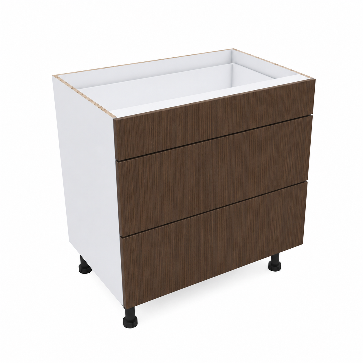 3 Drawers (1 Narrow & 2 Equal) With ZD-011 Drawer Fronts