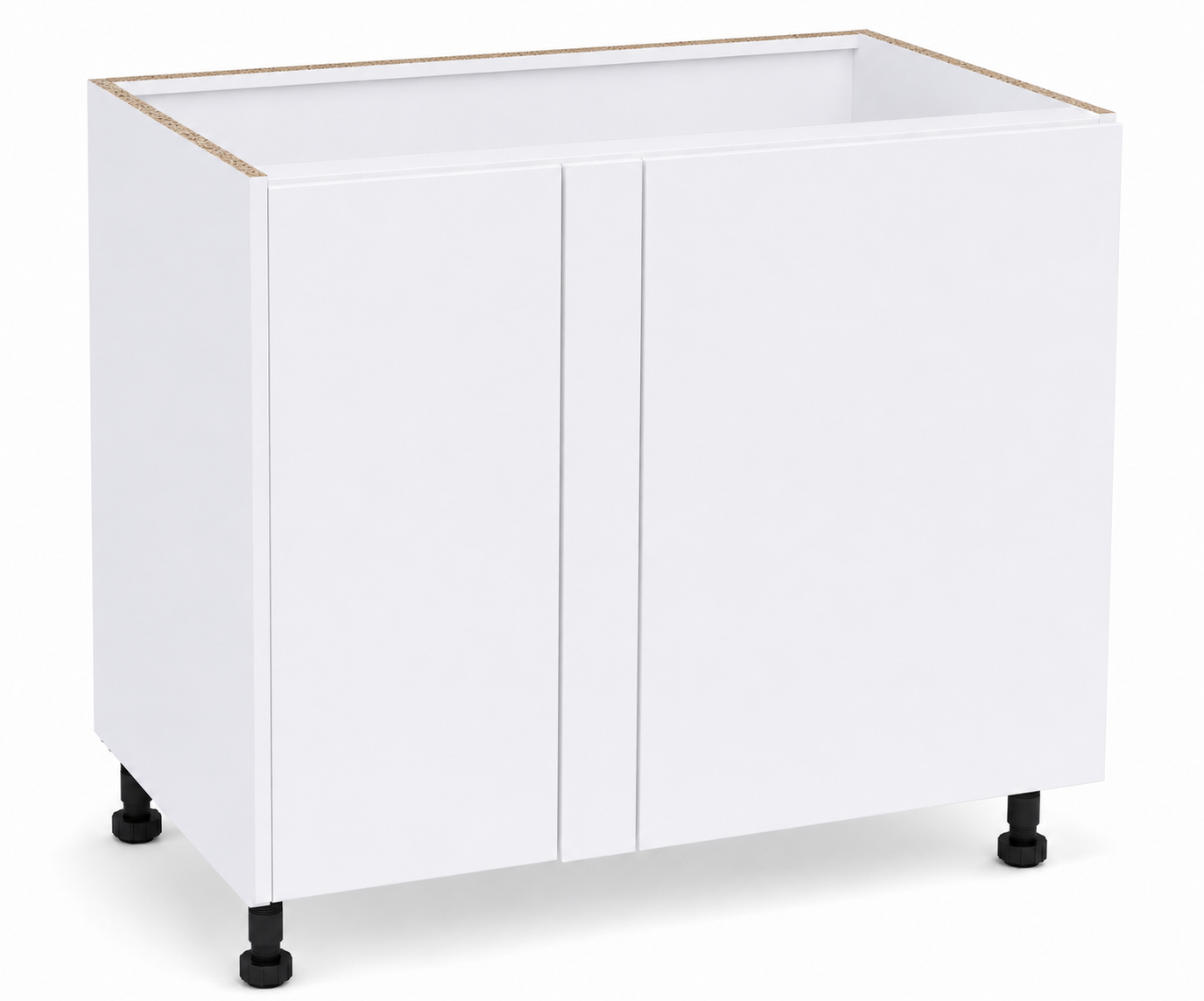 Base blinded Cabinet Single White Melamine door