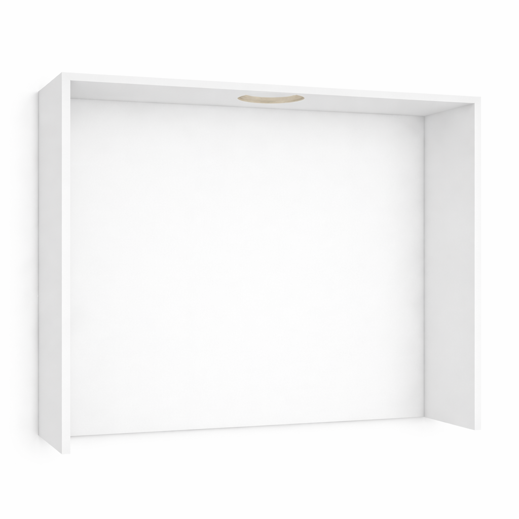 Canopy Range-hood Cabinet White Melamine