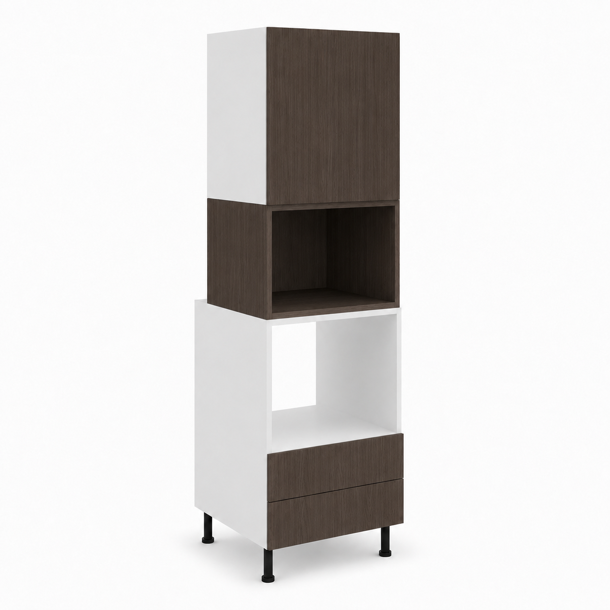 Tall Cabinet-Oven-Microwave Space & Drawers ZD-011