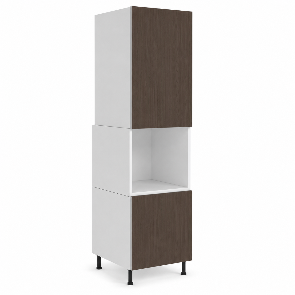 Tall Cabinet & Oven Space With ZD-011 Doors