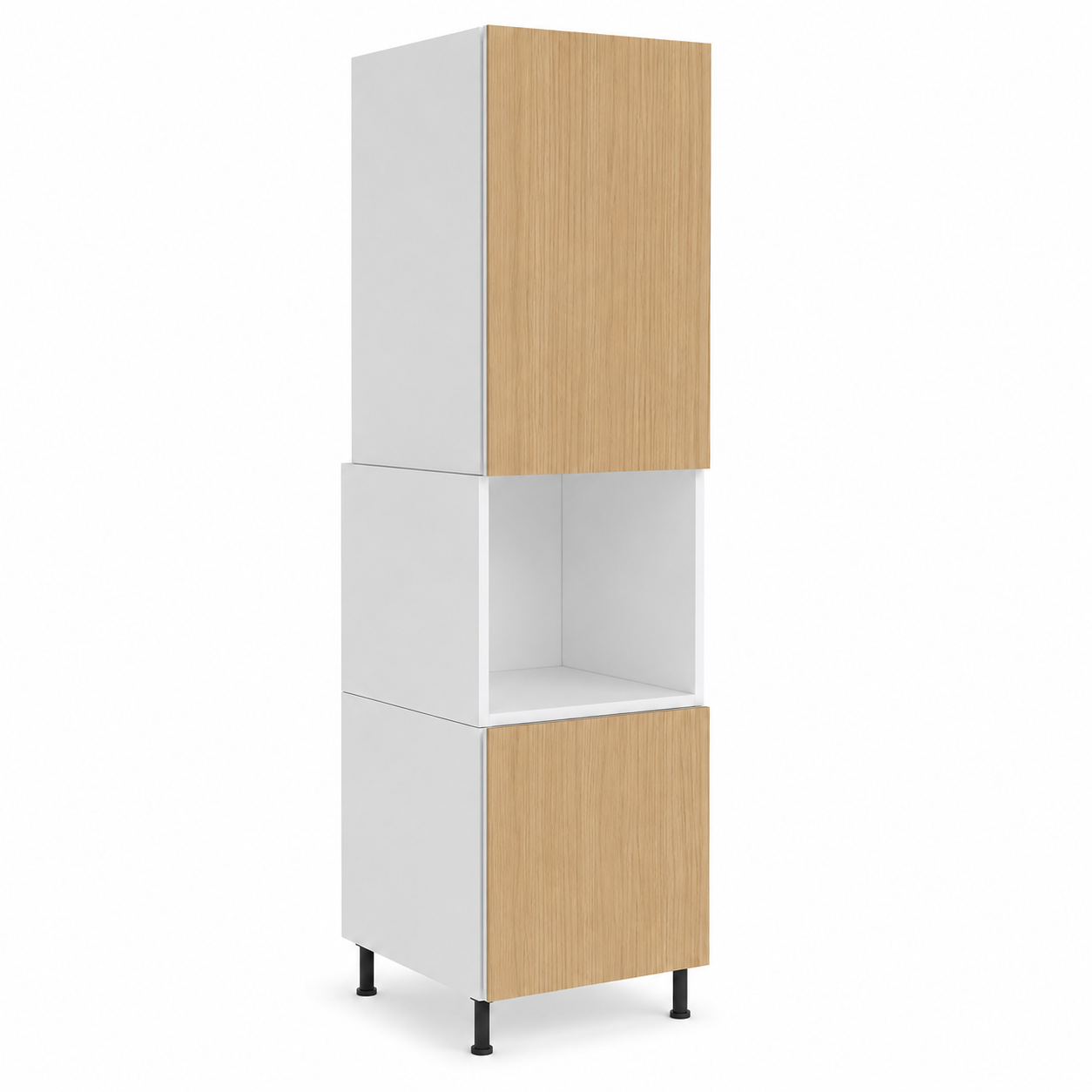 Tall Cabinet & Oven Space With ZD-016 Doors