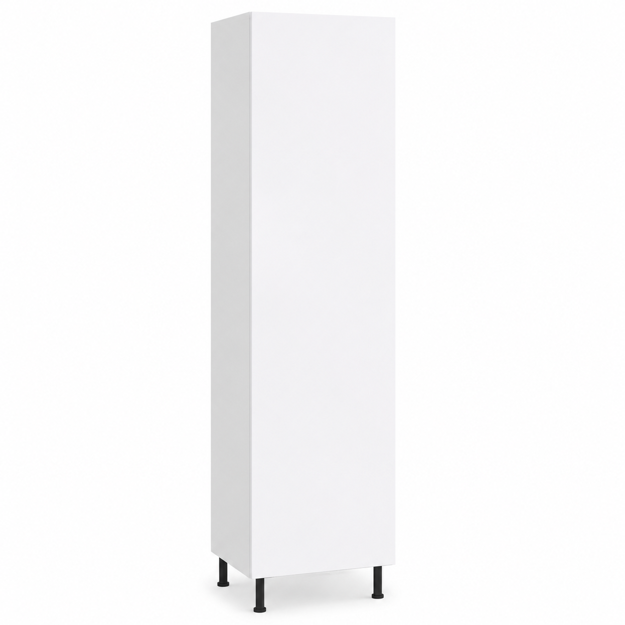 Tall Single Door Cabinet With Polar White Door