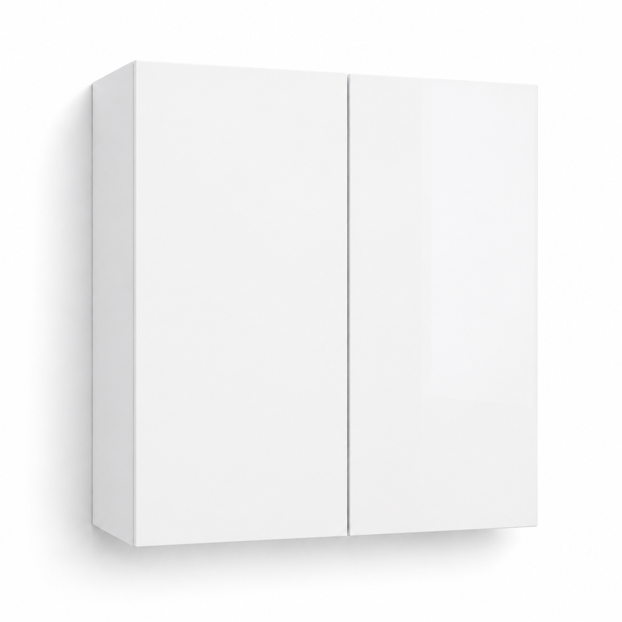 Wall Cabinet Double Polar White Matt Doors