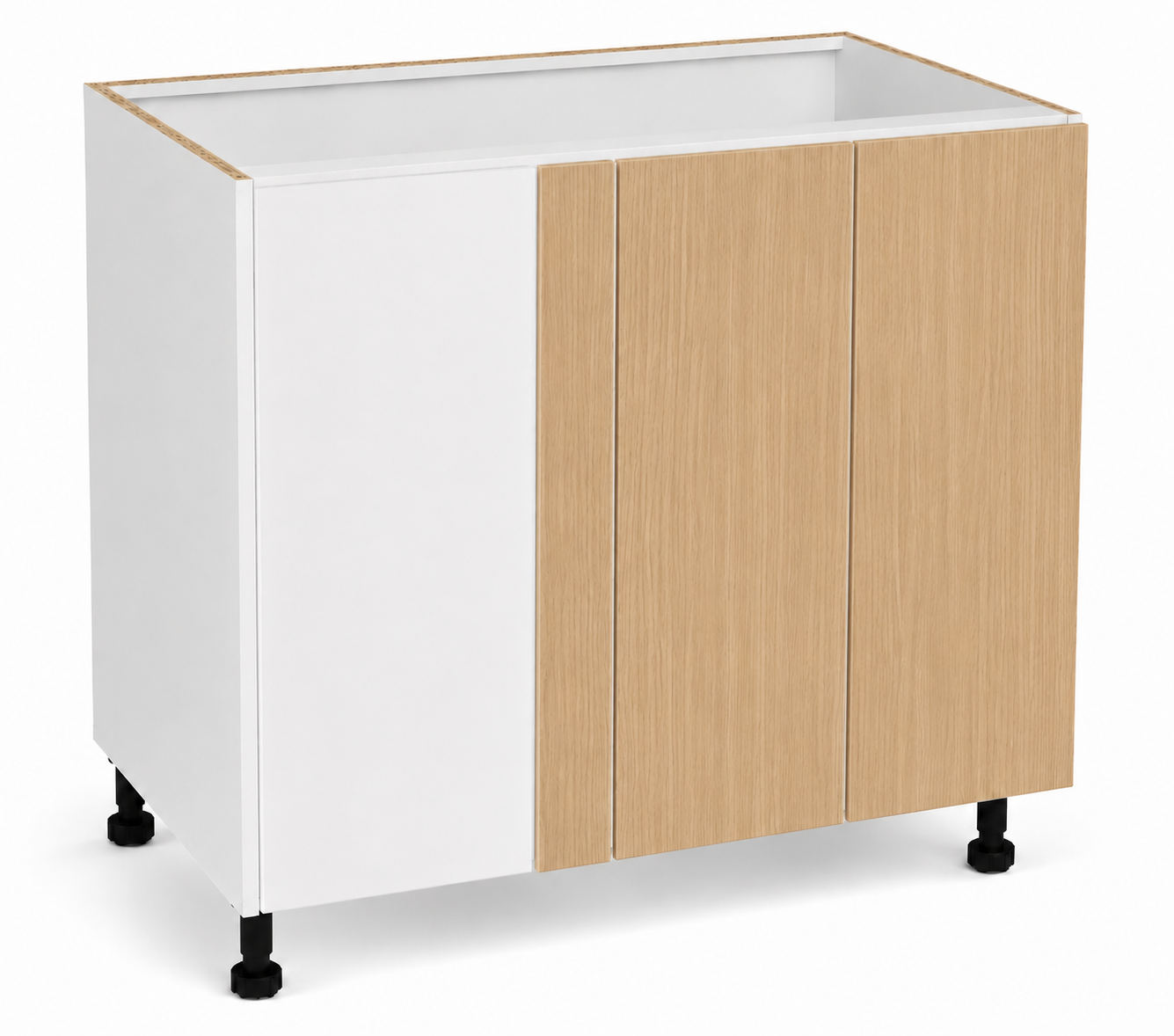 White Base blinded Cabinet Double ZD-016 doors